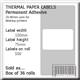 Image (if shown) is illustrative and indicates the dimensions of each label. Please read the full product description for precise information about this product.